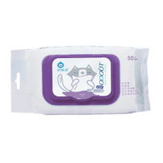 Odout Anti-bacterial Wet Wipes for CAT(貓)抗菌除臭濕紙巾 50pcs X12